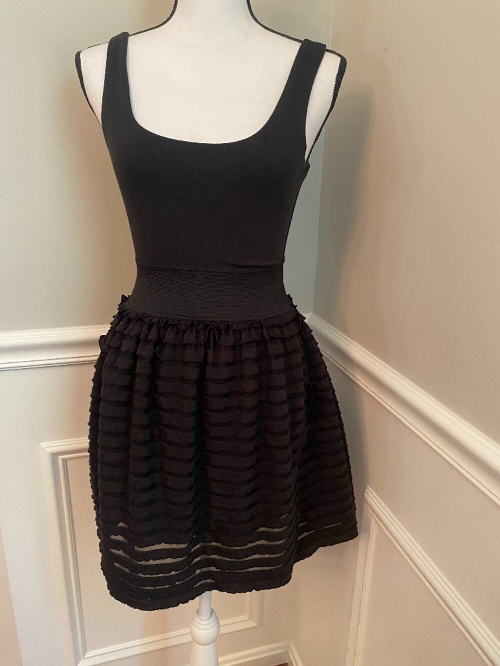 Miley Cyrus Black Tank Dress size Small Y2K